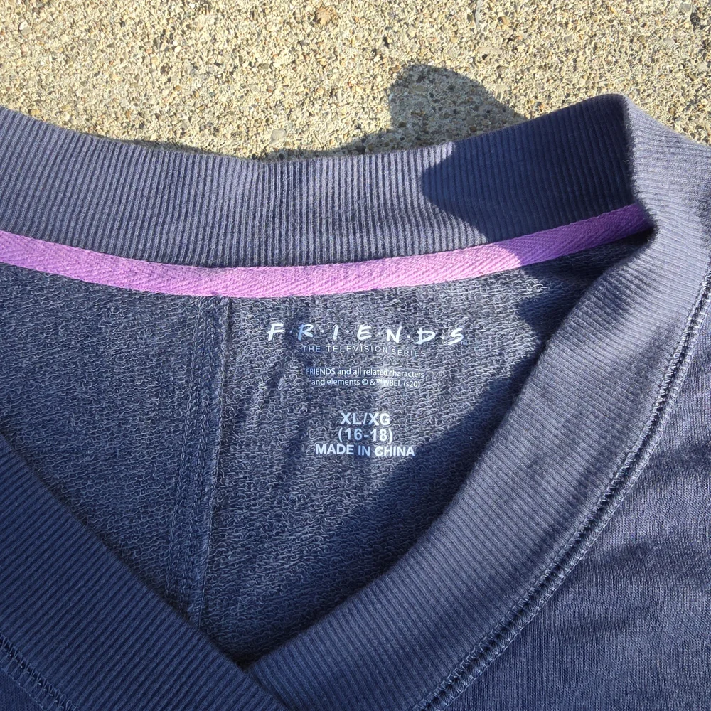 FRIENDS Dark Blue V-Neck Top - Picture 3 of 3